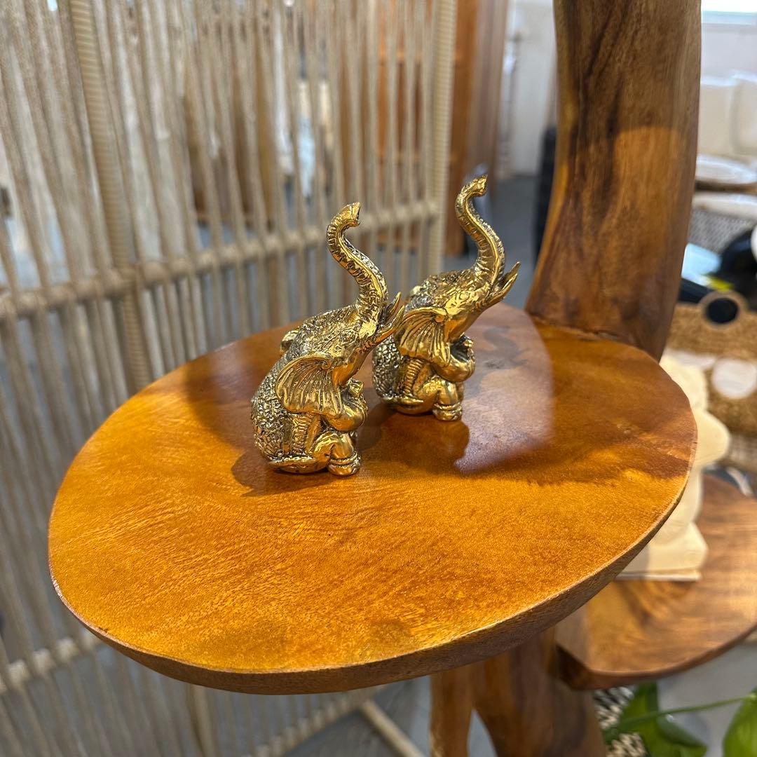 【訳あり】バリ島モンキーポッド無垢材飾り棚h140cm通常99,000円がなんと