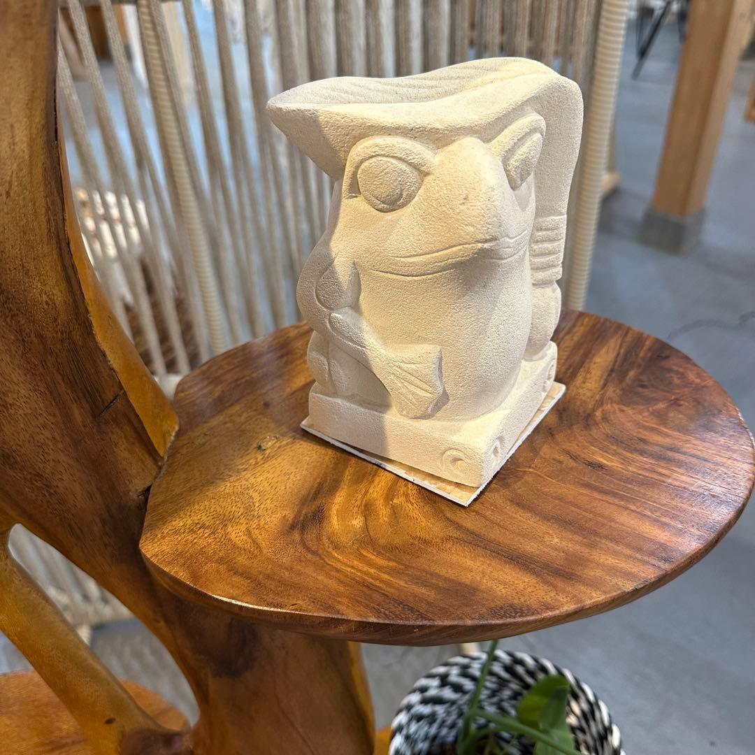 【訳あり】バリ島モンキーポッド無垢材飾り棚h140cm通常99,000円がなんと