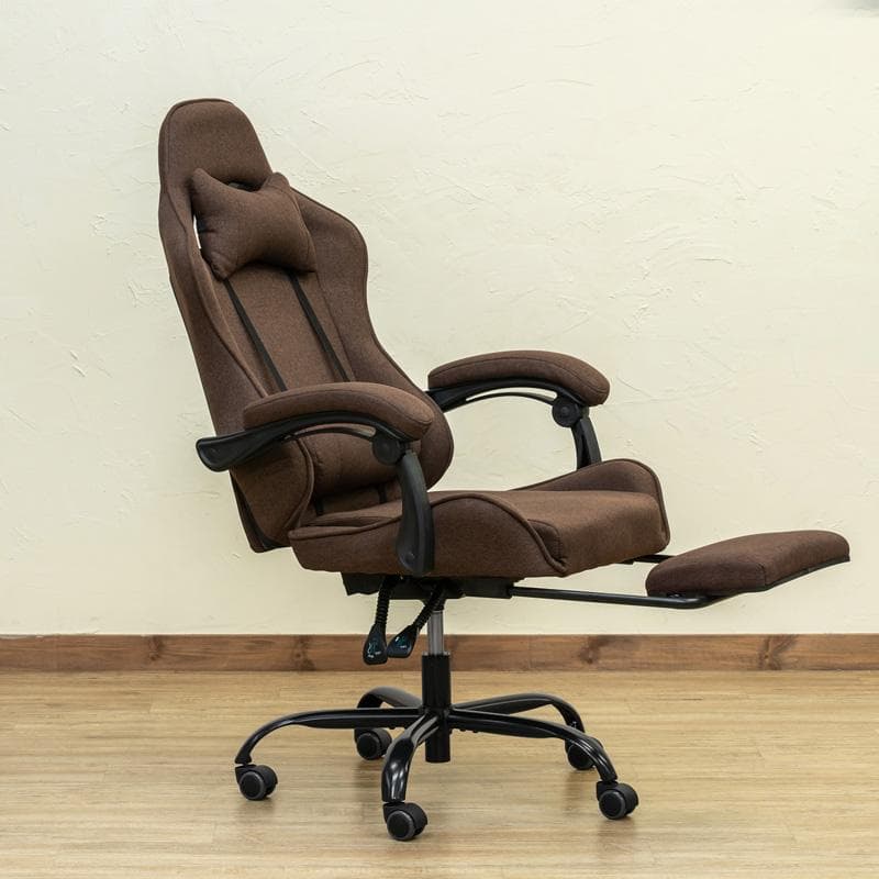 《新品・送料無料》ファブリック　ゲーミングチェア　BE/BL/DBR/GR