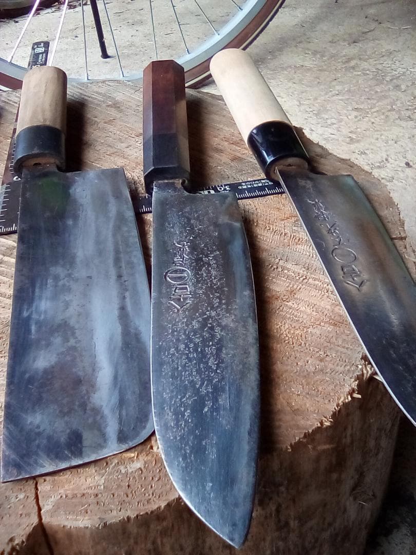 中古　和包丁　5本　鋼