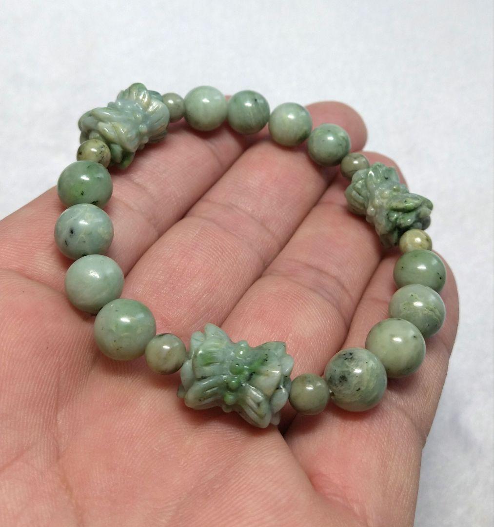 専用【希少,珍品】日高翡翠《双頭蓮》ブレス　神居古潭ブレスとおまとめ