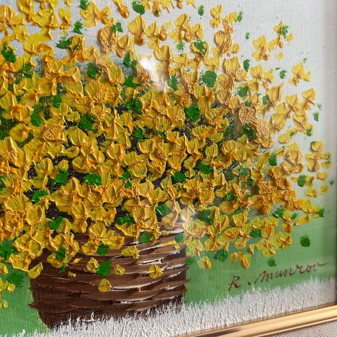 M. LEE(リームンロー) 絵画 油彩 油絵 額装 李文魯 - メルカリ