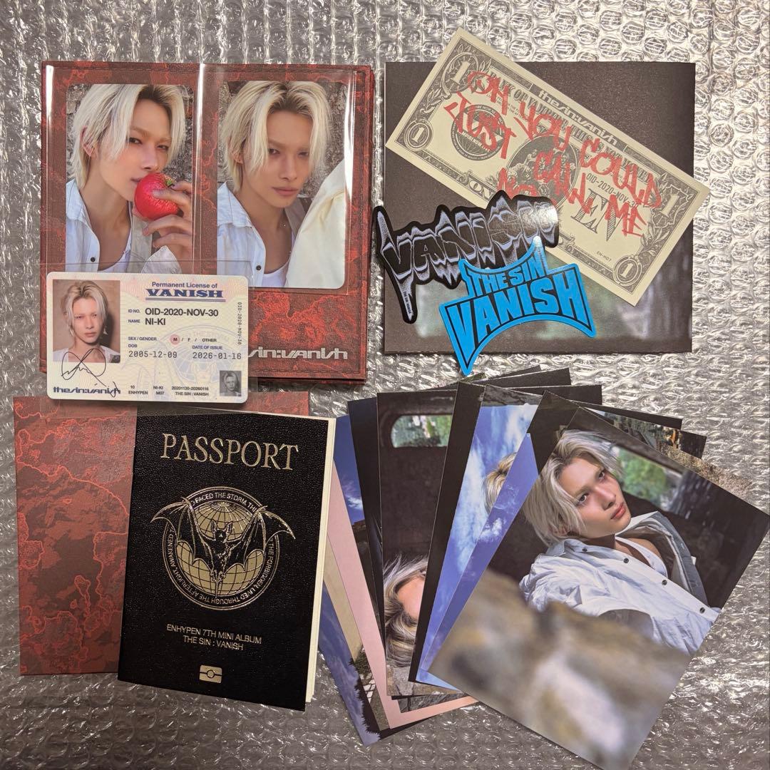 ENHYPEN THE SIN:VANISH ニキ コンプリートセット - メルカリ