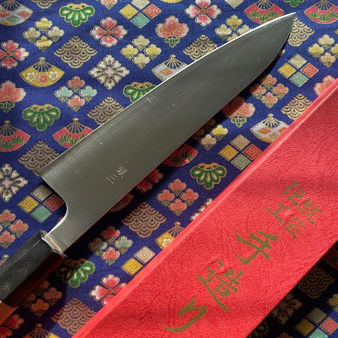 堺匠味正 プロ仕様 銀三 牛刀 180mm 水牛八角柄