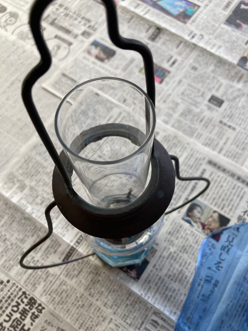 オイルランプ　ビンテージ　清掃済み