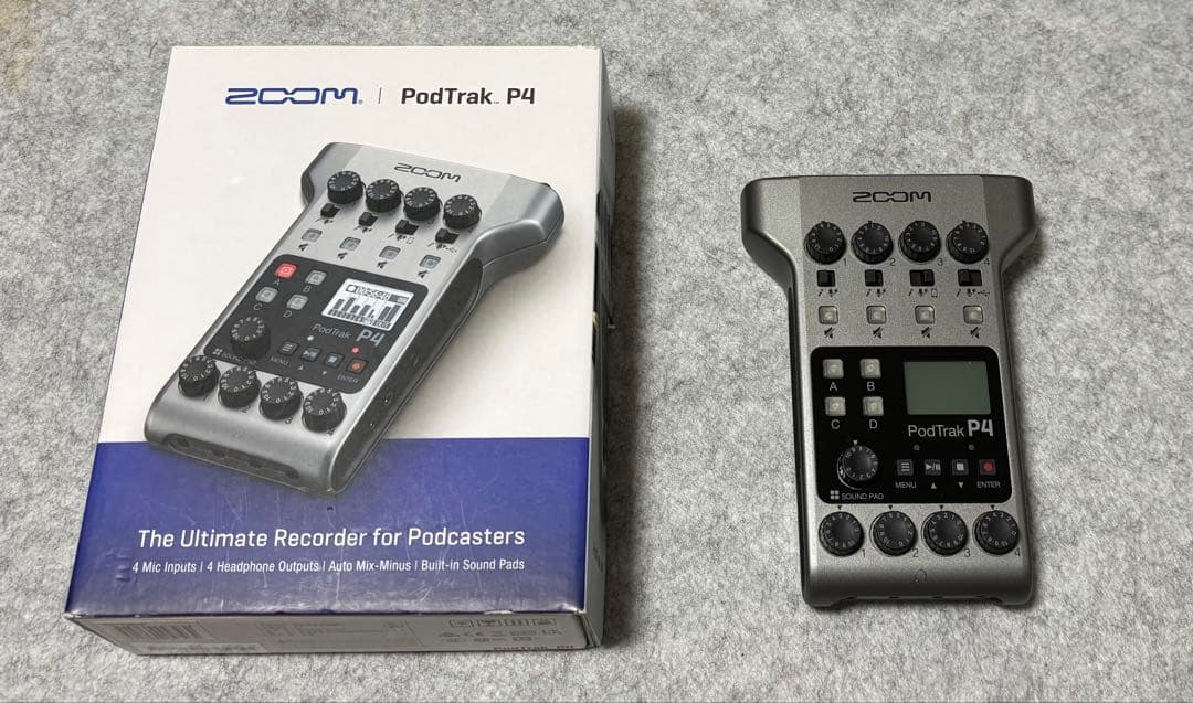 だ*ー様 ZOOM PodTrak P4 オーディオミキサー(SDメモリ付き)
