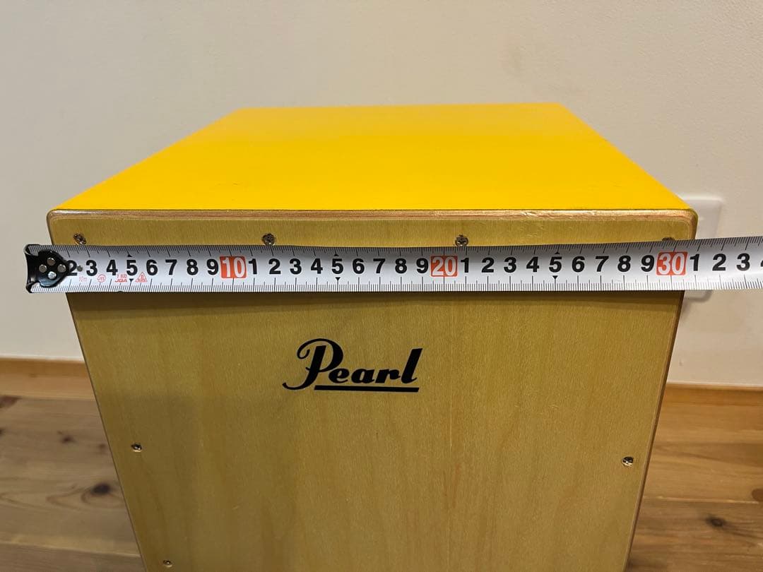 Pearl PCJ-CVC SC カホン パール　イエロー　ケース付き　打楽器