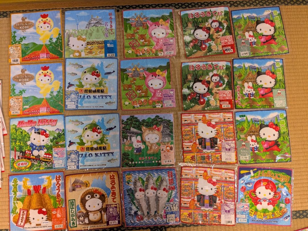 ご当地キティ ナースキティ ミニタオル 企業コラボ JRA 献血 大量約376