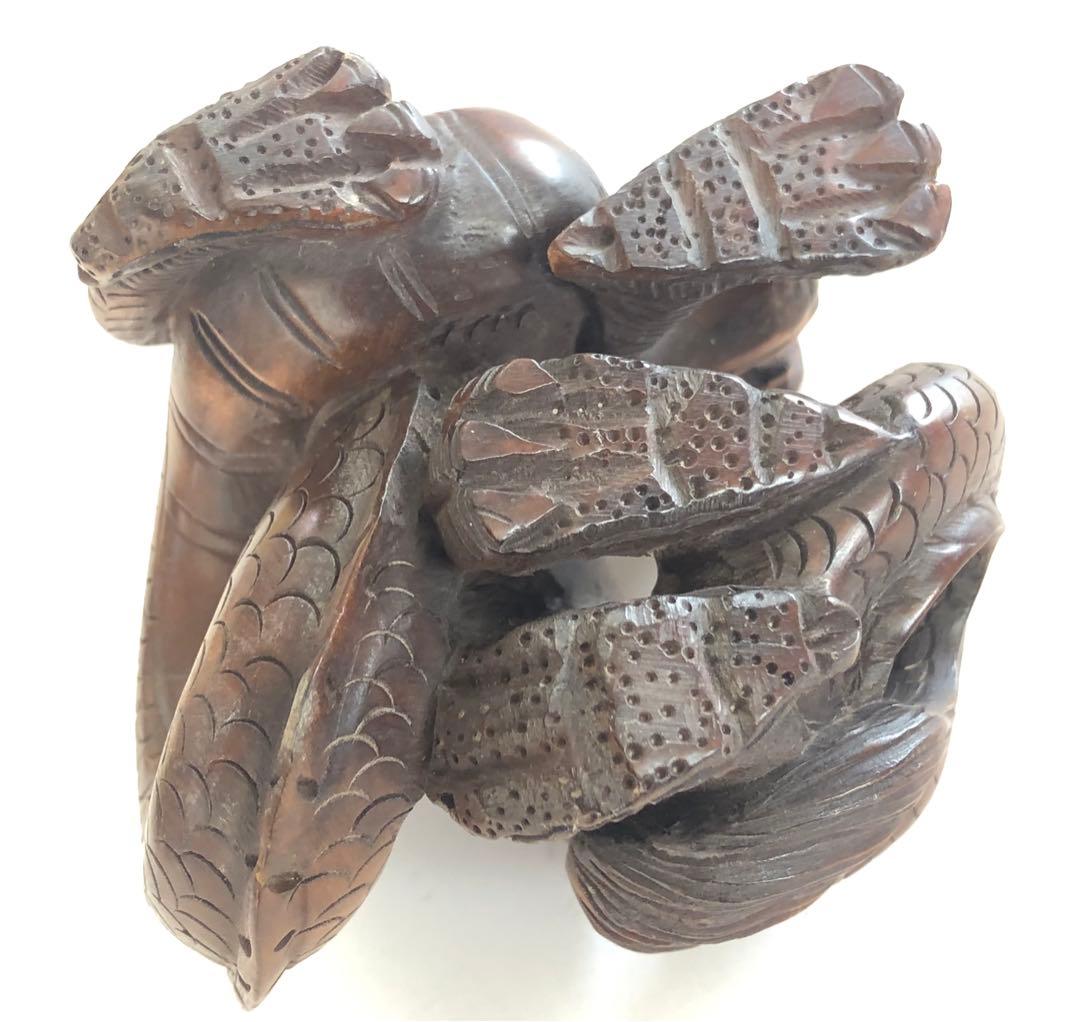 龍、辰、竜、手作りオブジェインテリアアンティーク昇龍現品無料発送