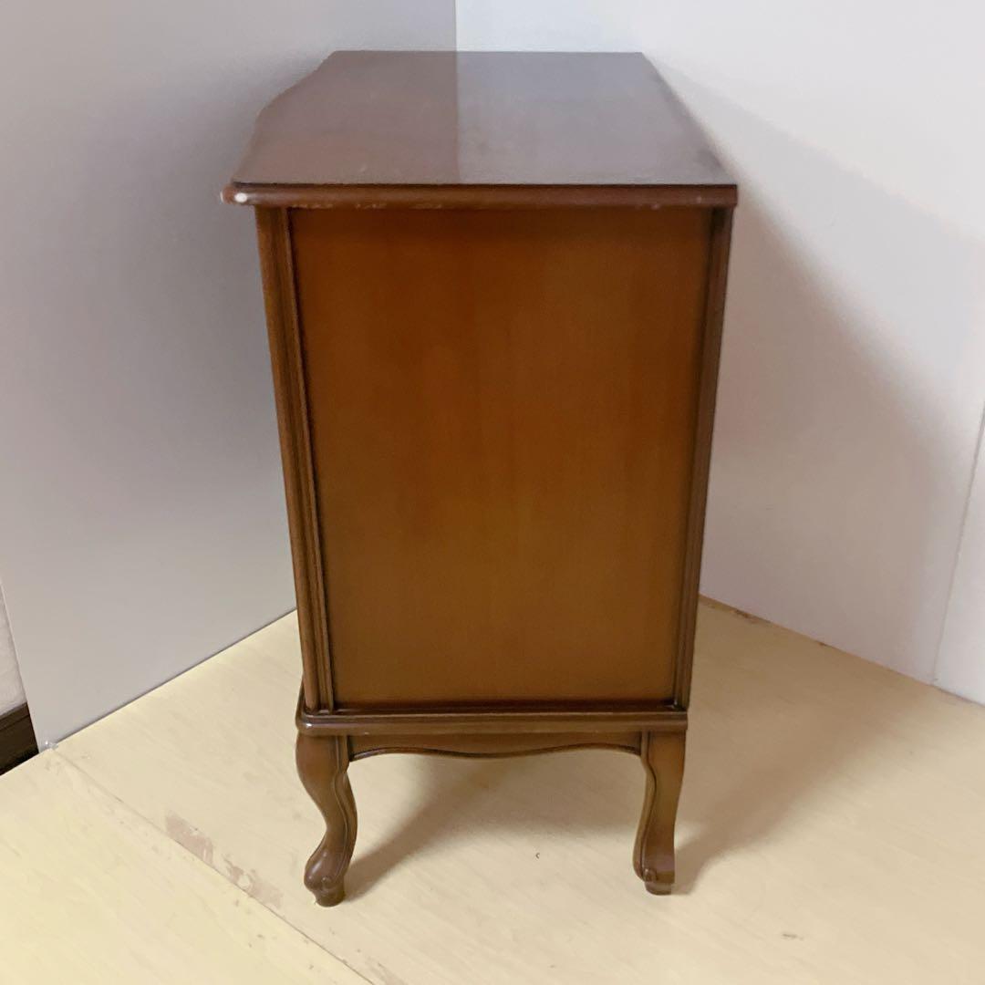 猫脚　アンティーク調　コンソール　サイドチェスト　キャビネット　レトロ