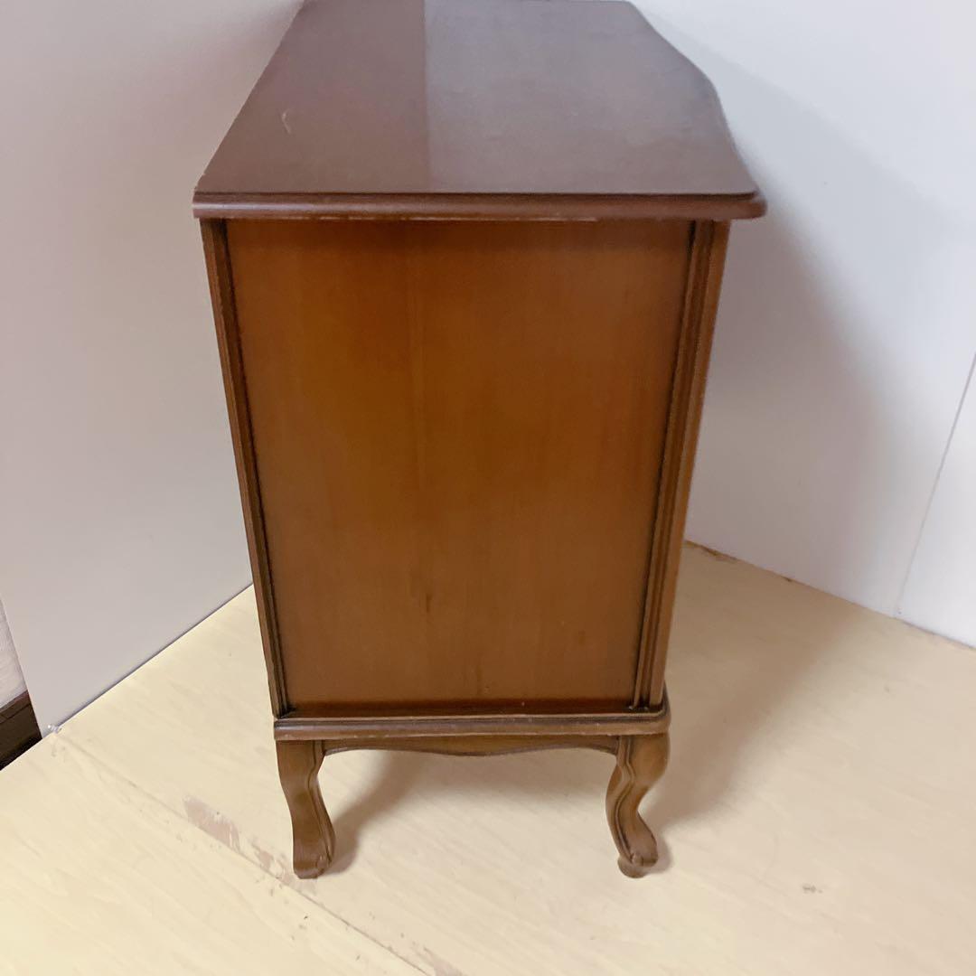 猫脚　アンティーク調　コンソール　サイドチェスト　キャビネット　レトロ