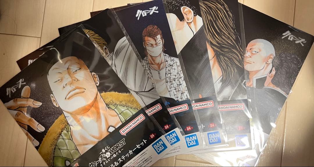 一番くじ クローズ＆WORST ～さすらいの鴉たち～ セット　計20点