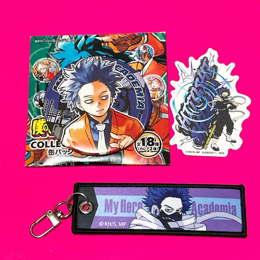 僕のヒーローアカデミア ヒロアカ 心操人使 缶バッジ ステッカー タグ