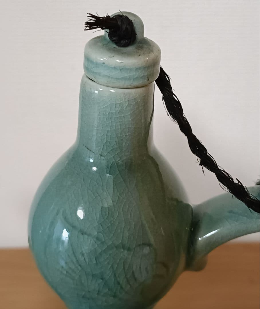 清光金昌明作 高麗青磁水注 茶道具 朝鮮美術 - メルカリ