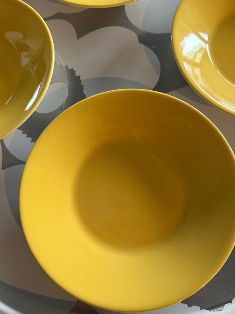 アラビア　カラーズ　16.5cm イエロー　4枚セット