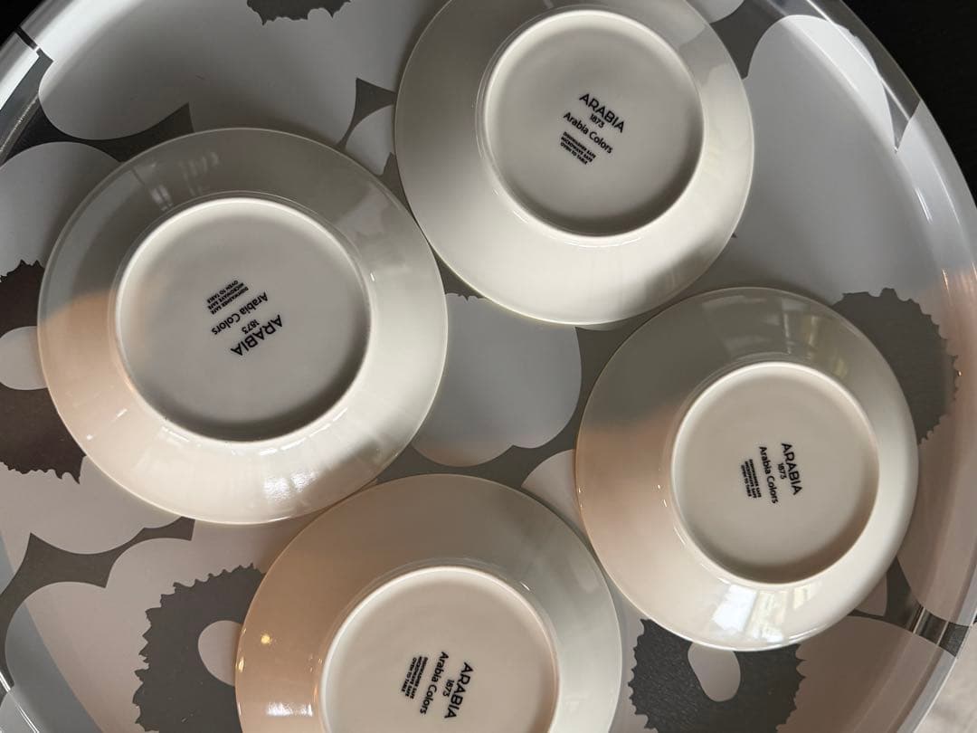 アラビア　カラーズ　16.5cm イエロー　4枚セット