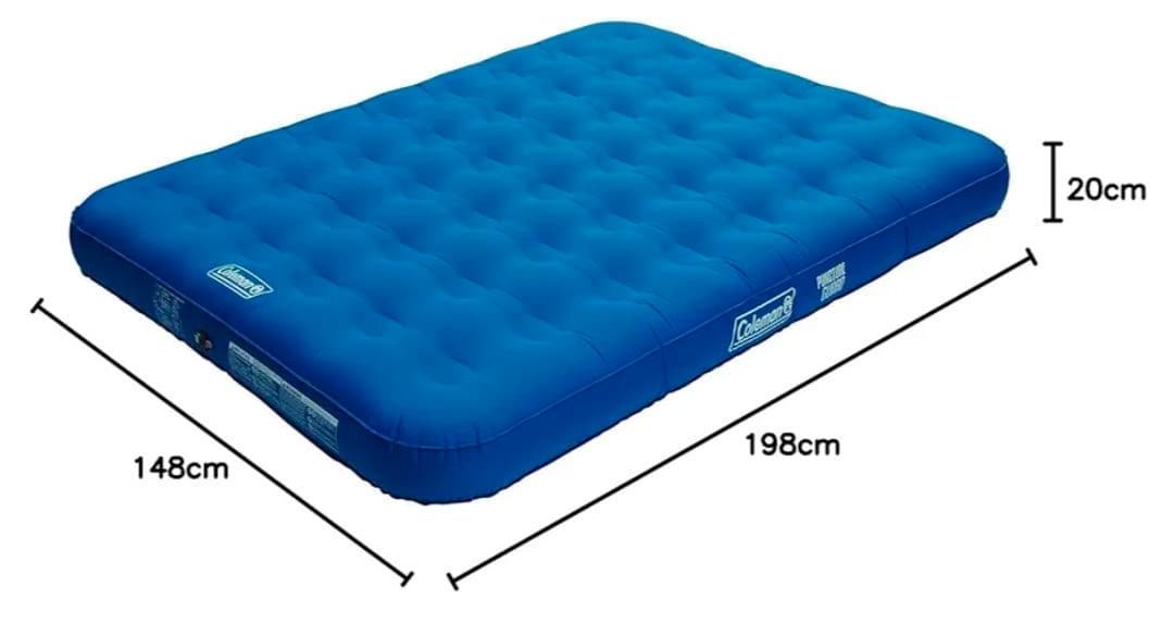 Coleman エアーマットレス ダブル 198cm x 148cm
