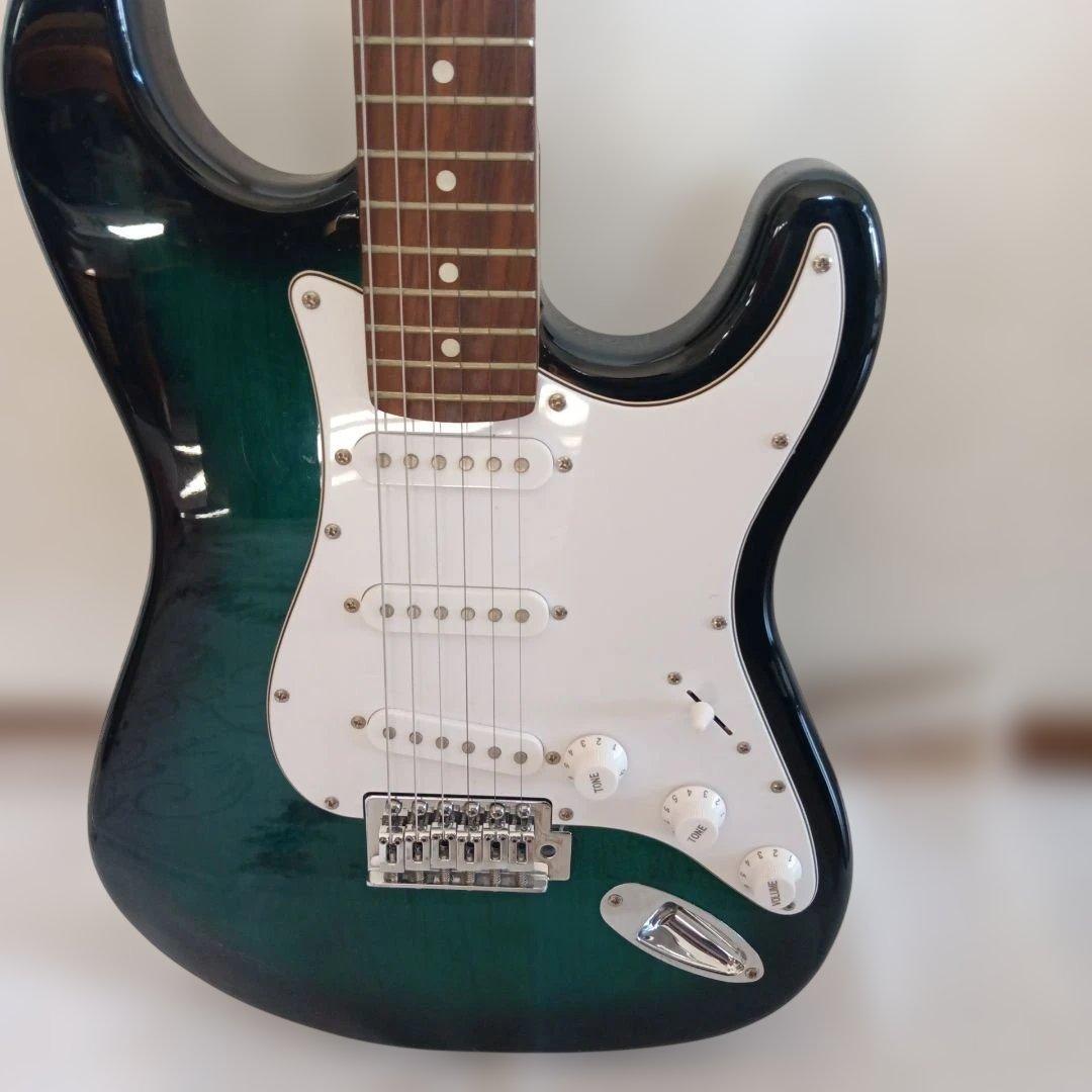 SELDER エレキギター グリーン - メルカリ