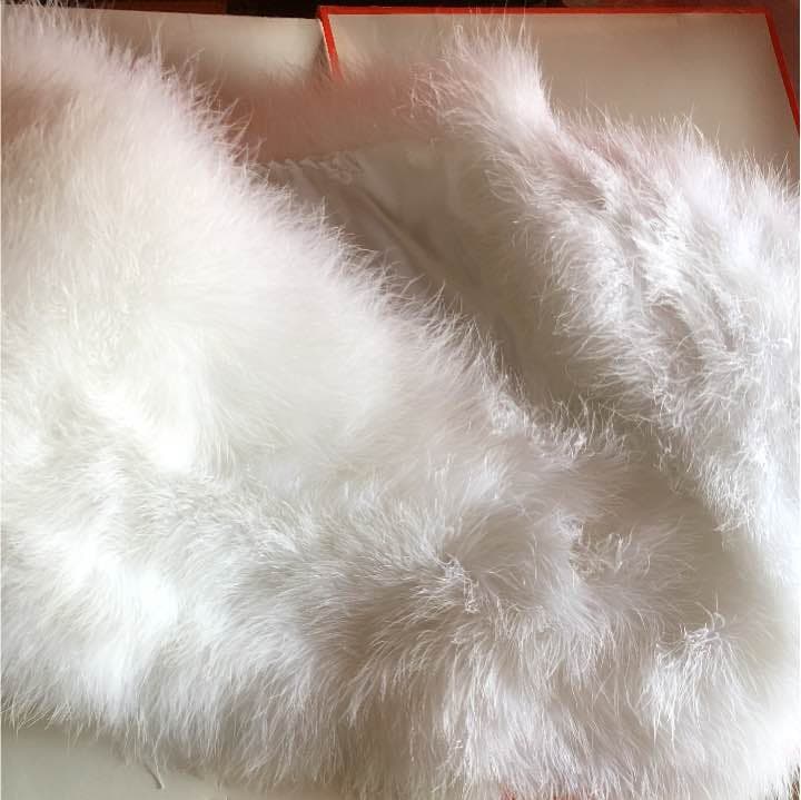 メ300  成人式  手作りの逸品 フェザー・ショール