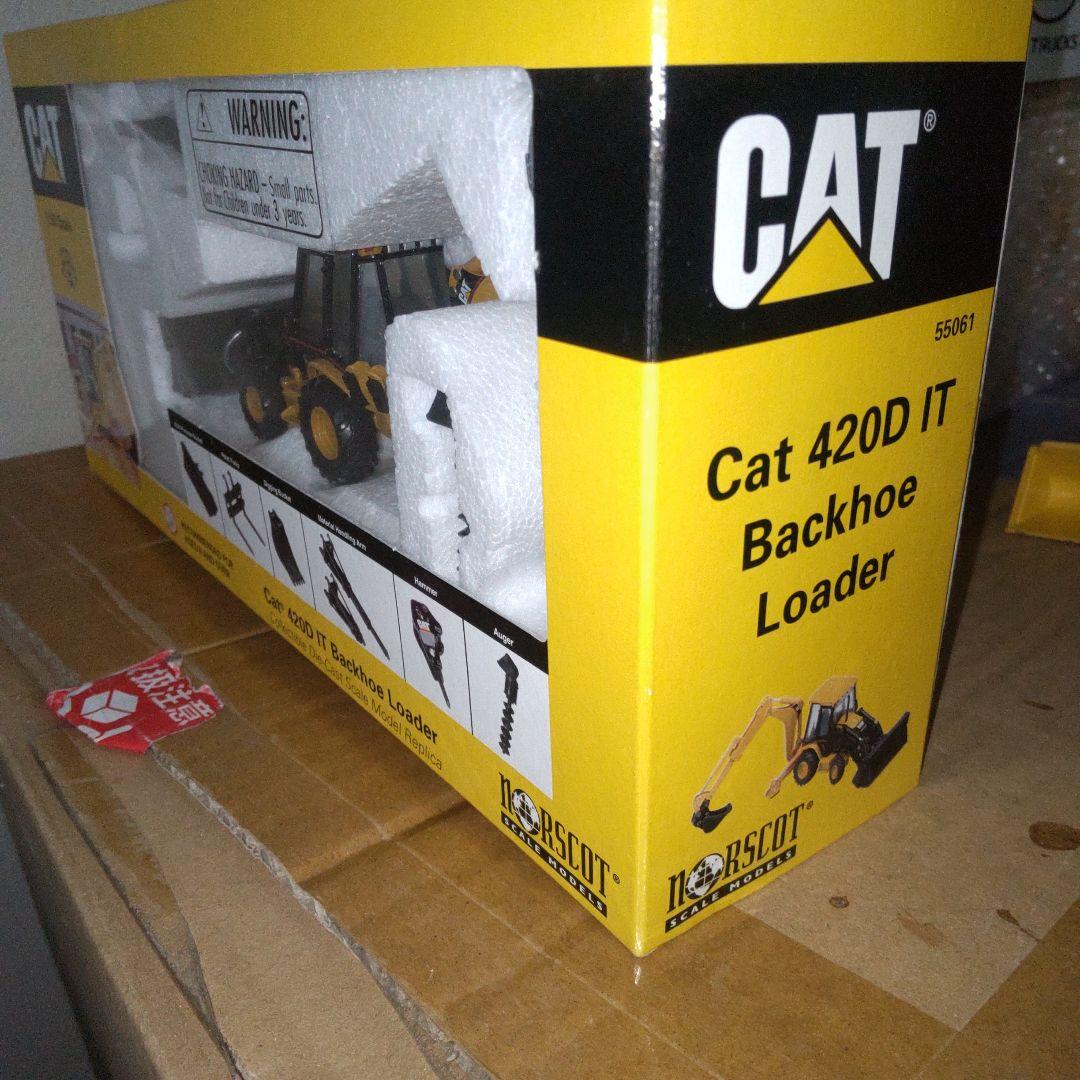キャタピラー建機 CAT 420D IT バケットローダー 1/50 - メルカリ