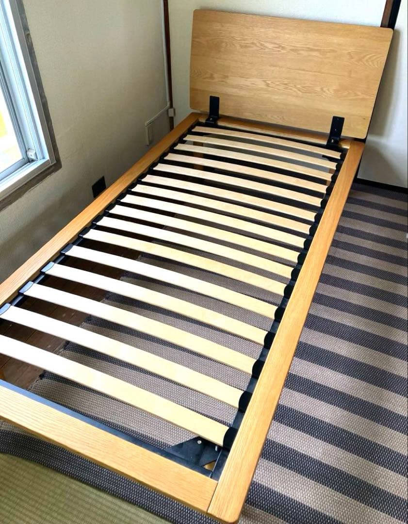 10/3までお値引き中！★無印良品/MUJI★ベッドフレー厶⭐︎シングル（オーク）