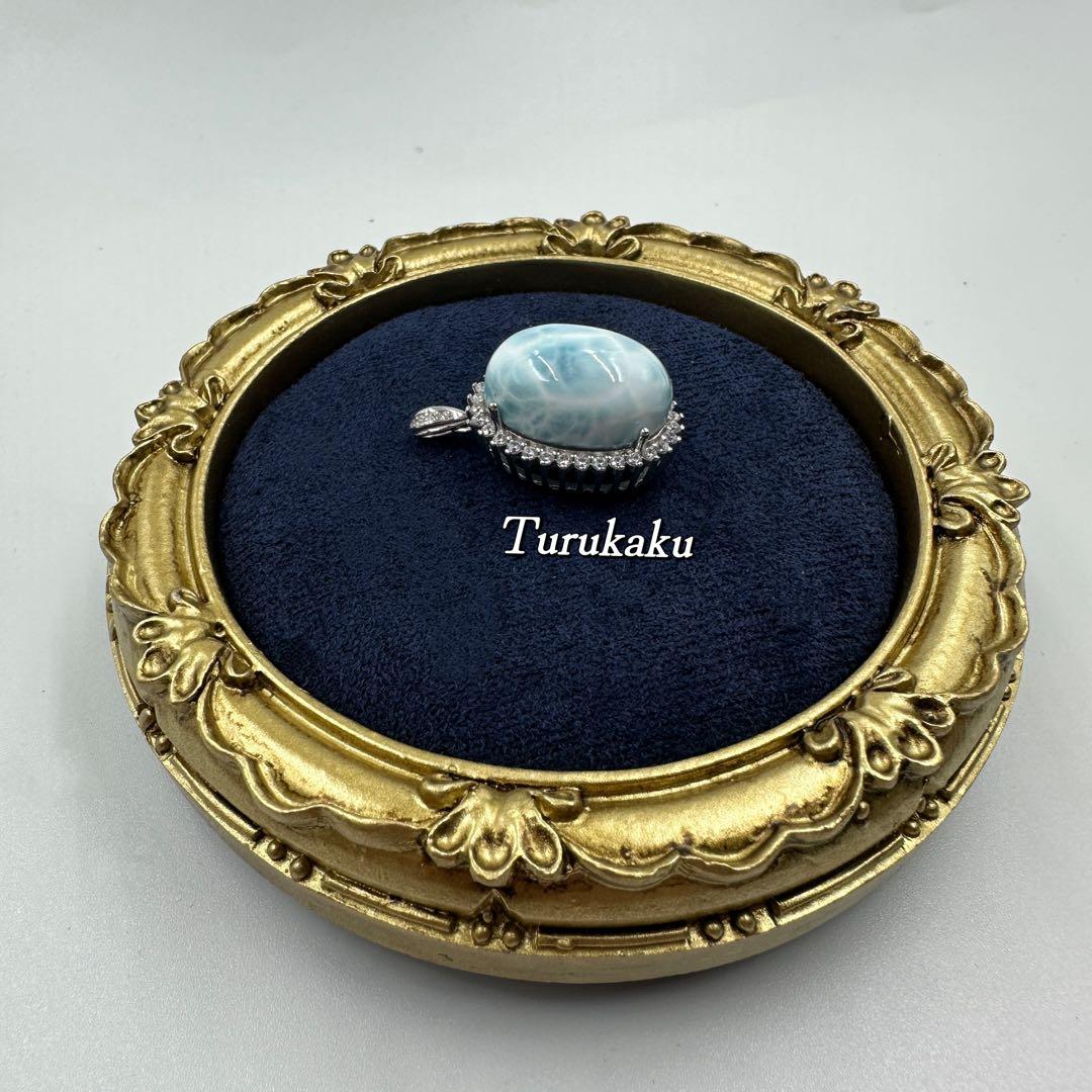 ラリマー S925 ペンダントトップ 海模様 高品質 シルバー925 新品