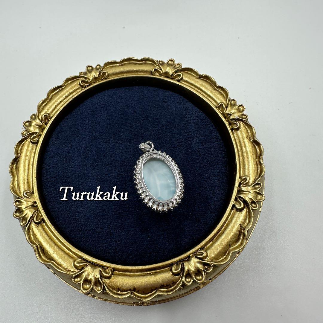 ラリマー S925 ペンダントトップ 海模様 高品質 シルバー925 新品