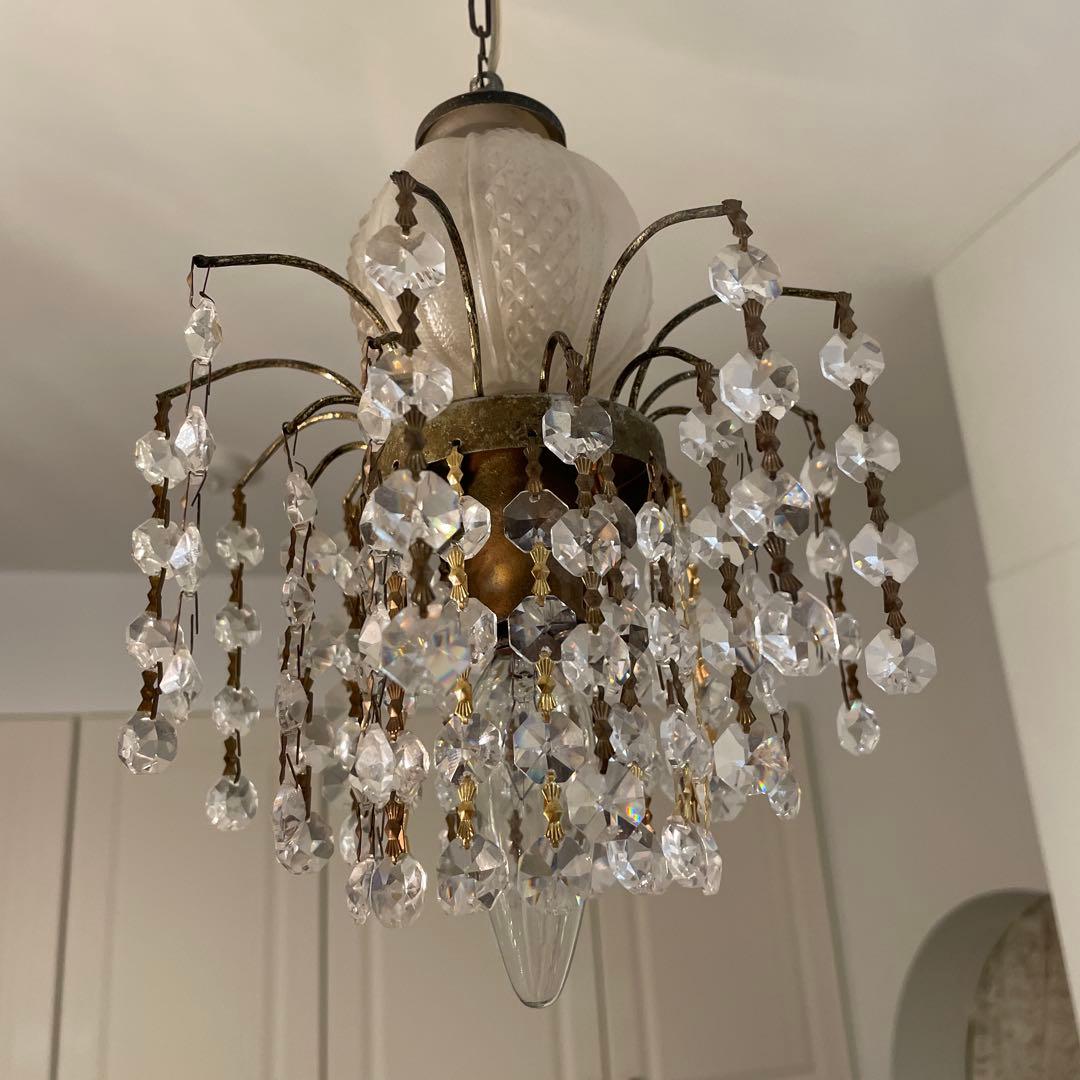 アンティーク　ミニシャンデリア