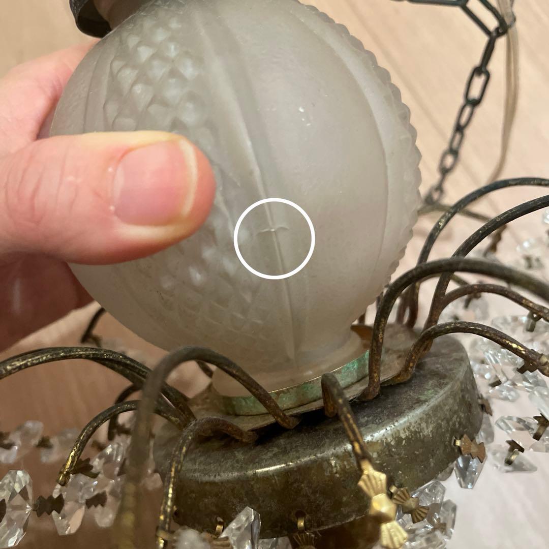 アンティーク　ミニシャンデリア