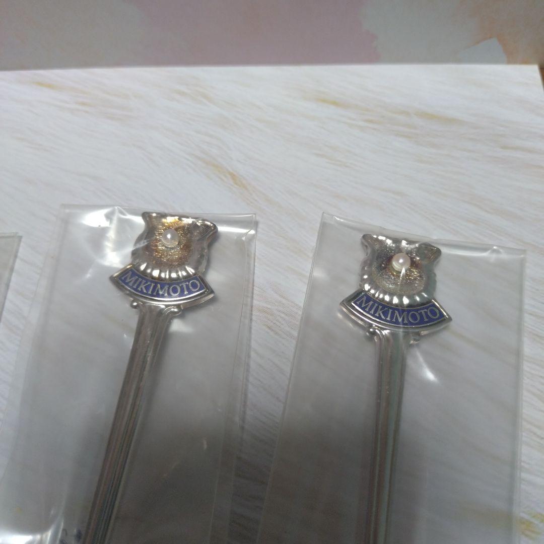 Mikimoto スプーン パール付き　5本セット　クリスマスパーティに
