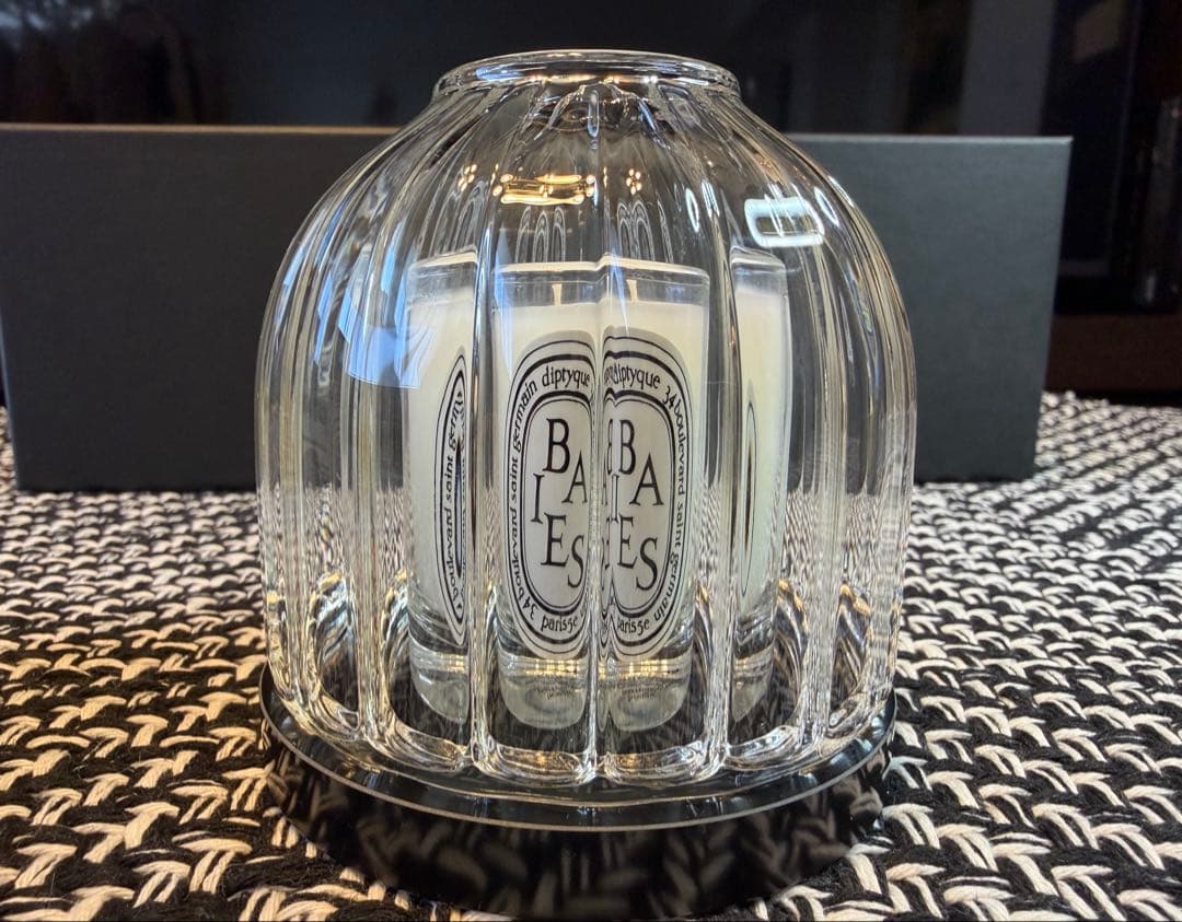 ディプティックキャンドルホルダー コートプラット(ミニ) キャンドル べ 35g