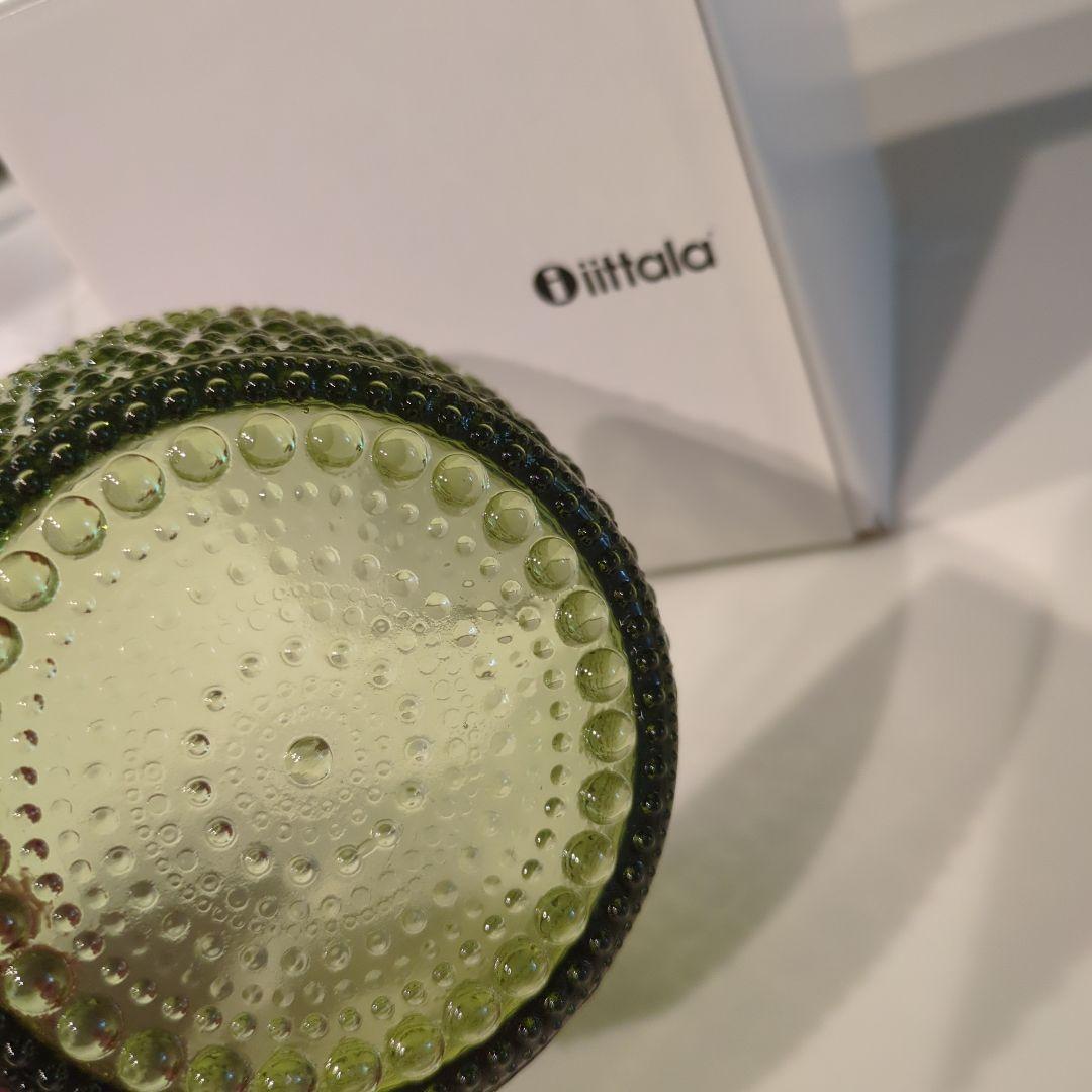  オリーブグリーン ドット模様 ボウル 4個セット