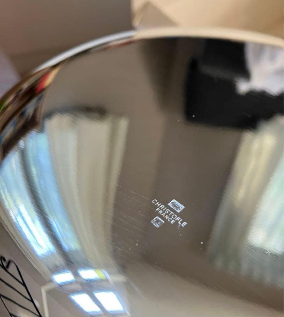 美品 新品★証明書付Christfle クリストフル 銀食器 チュリーン スープ