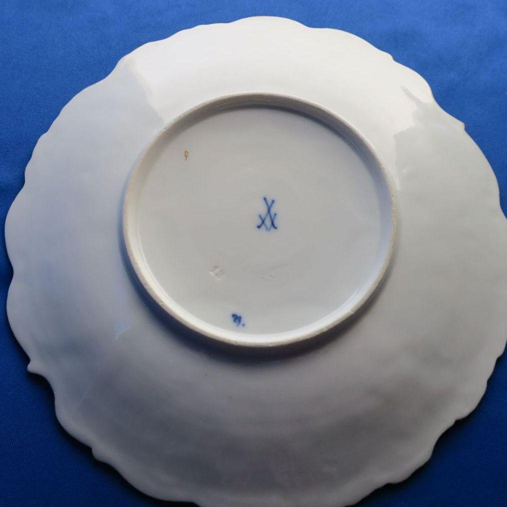 【お値下げ】華麗な輝きを放つマイセンのゴールドプレート（21cm）