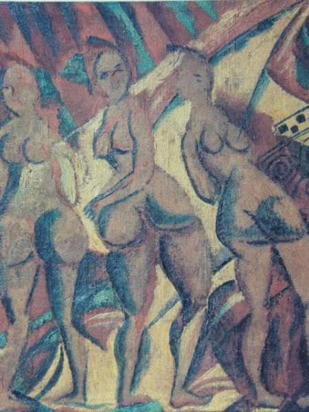 ダヴィト・ダヴィドヴィチ・ブルリューク、【ジプシーの女】、希少な額装用画集より