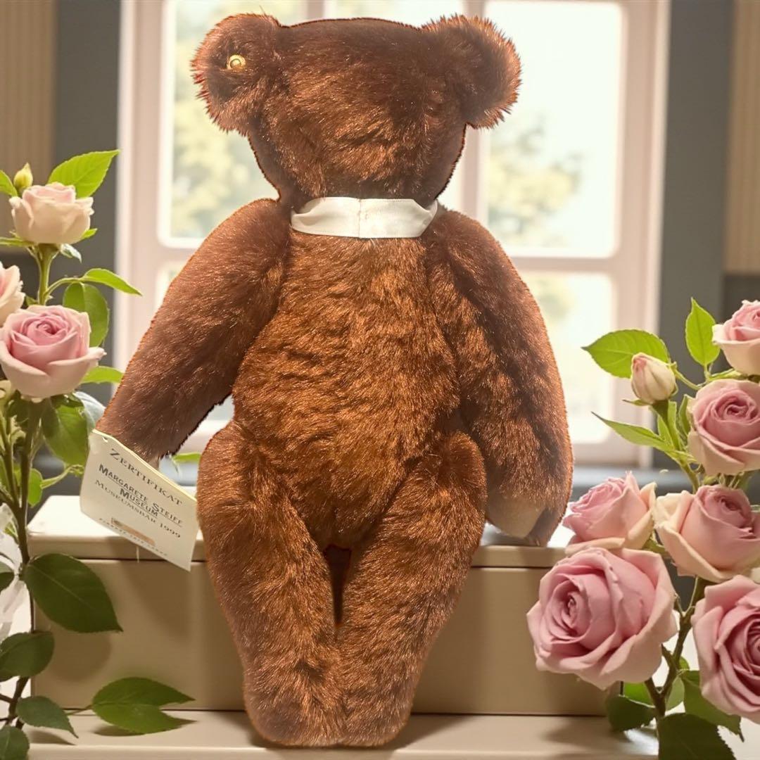 シュタイフ ミュージアム ベア ペンダント 専用ダンボール 紙タグ テディベア