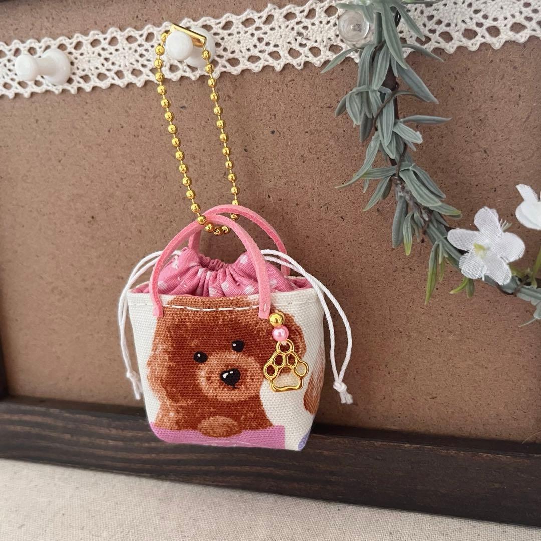 2409-17 ミニチュア巾着トートサシェ 香り袋　SOLD→ご注文承ります♡