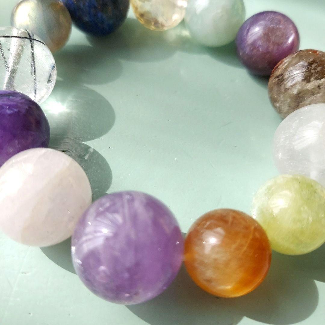 オーダー【アゼツライト・グリーンベリル】パープルマイカ　ガーデンクォーツ道を往く