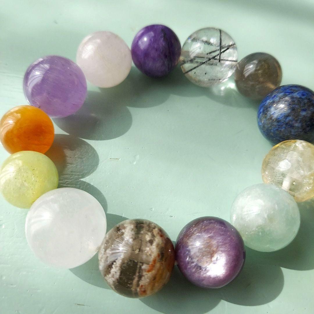 オーダー【アゼツライト・グリーンベリル】パープルマイカ　ガーデンクォーツ道を往く