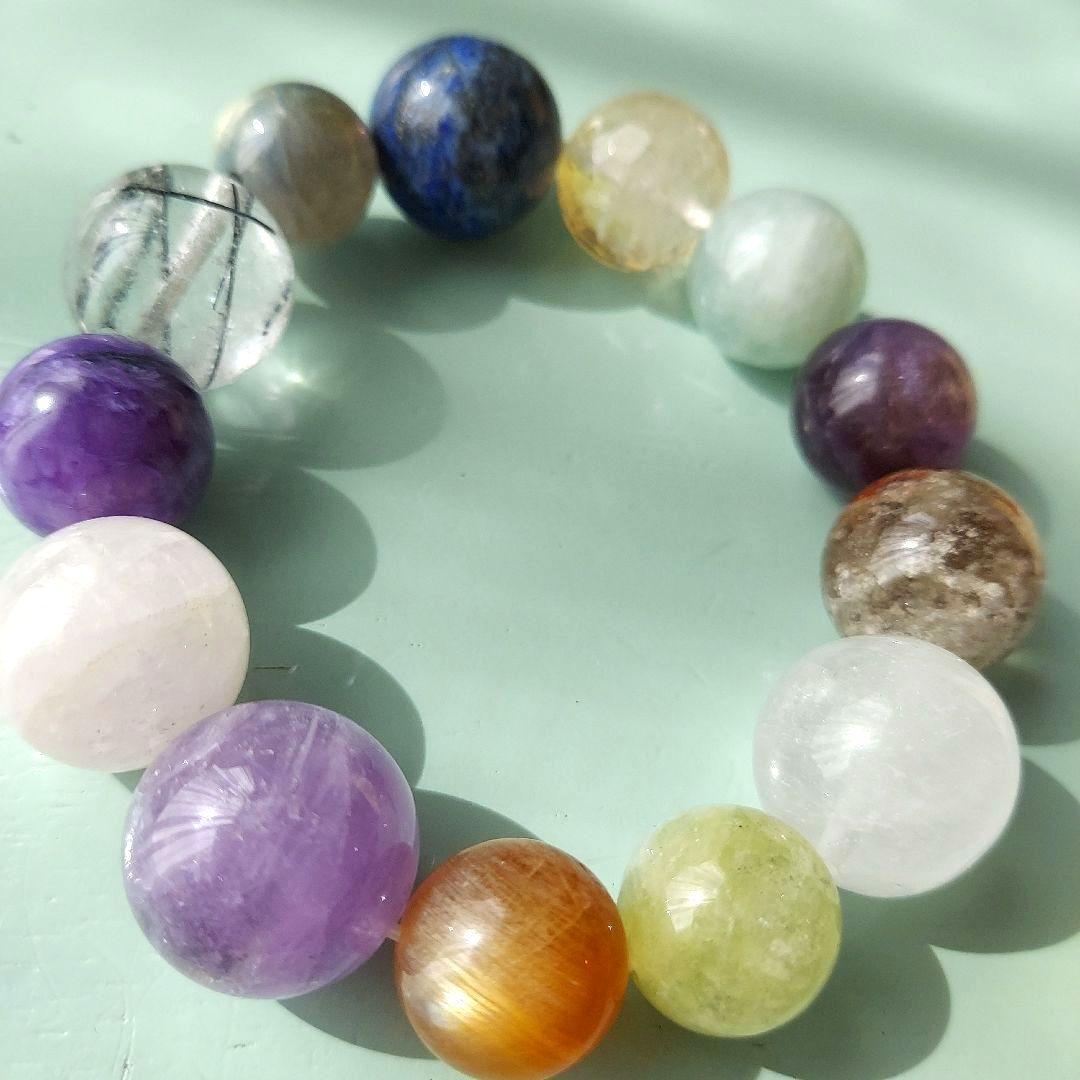 オーダー【アゼツライト・グリーンベリル】パープルマイカ　ガーデンクォーツ道を往く