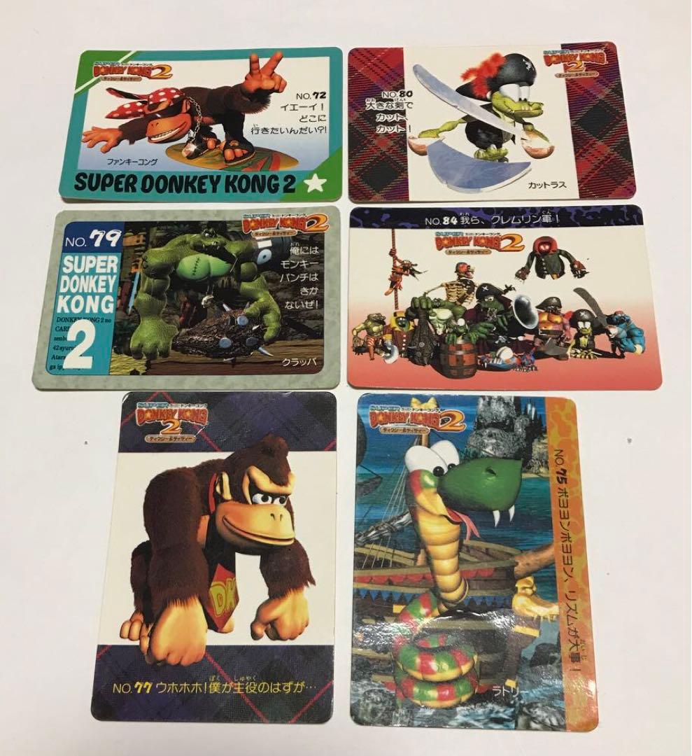 スーパードンキーコング2 カード 6枚 - メルカリ