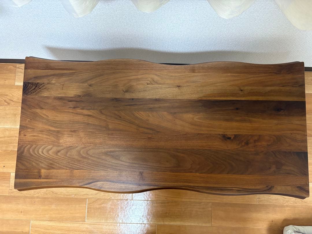 天然木　ローテーブル