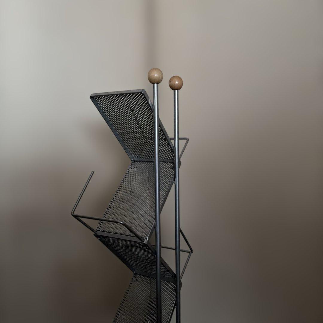 90s ポストモダン wave マガジン・CDラック 収納 ヴィンテージ レトロ