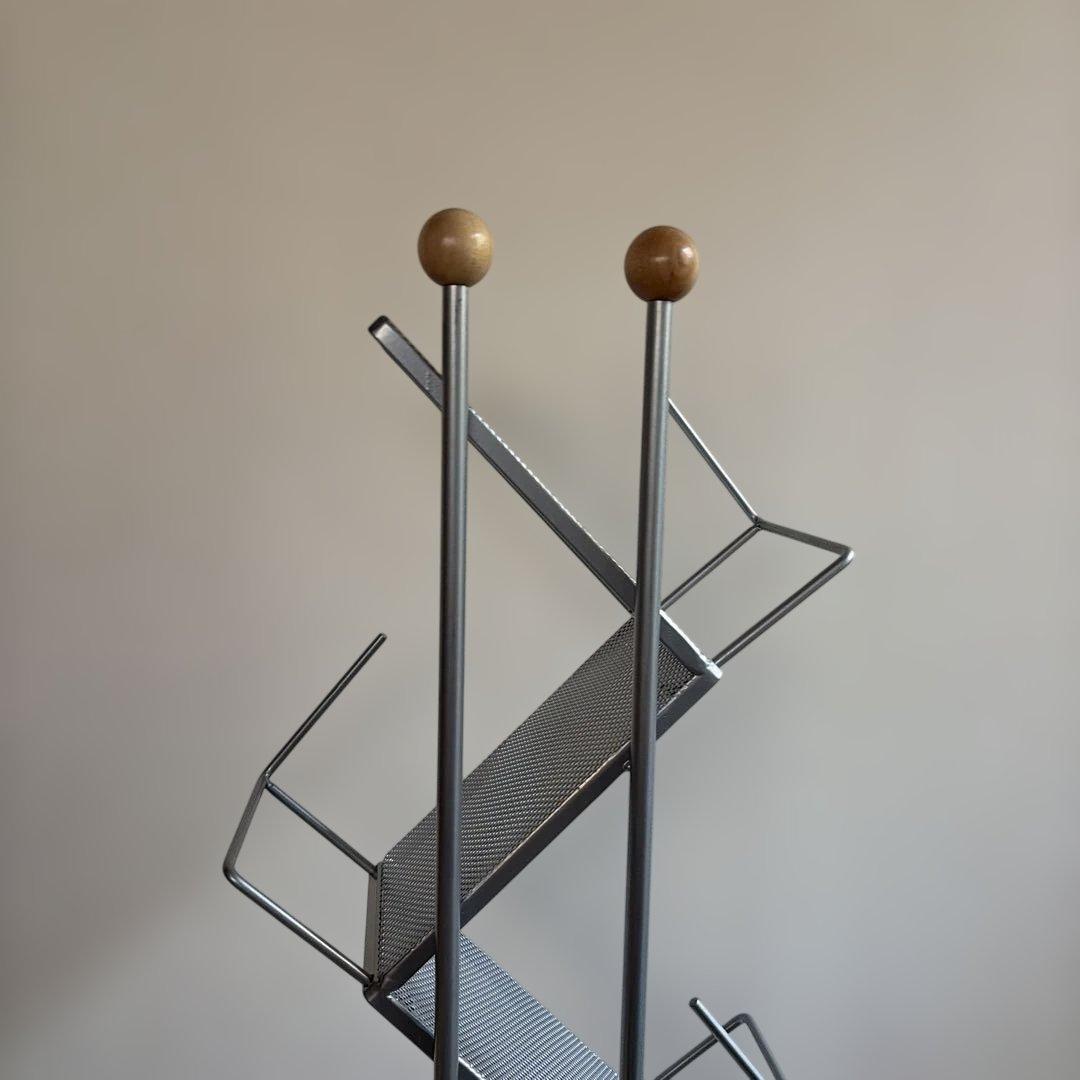 90s ポストモダン wave マガジン・CDラック 収納 ヴィンテージ レトロ