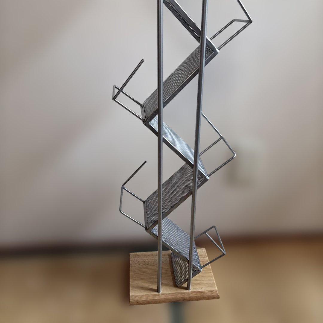 90s ポストモダン wave マガジン・CDラック 収納 ヴィンテージ レトロ