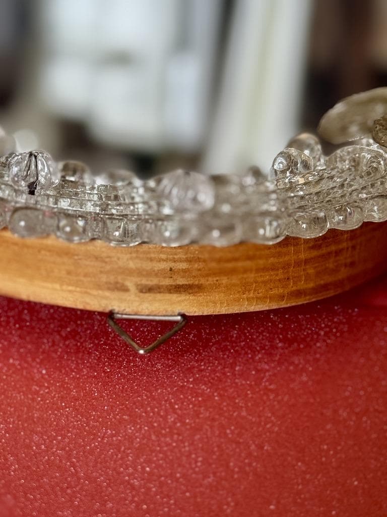 ムラーノガラス　＜Ａ＞　壁掛け・スタンドミラー　ベネチアンガラス　イタリア