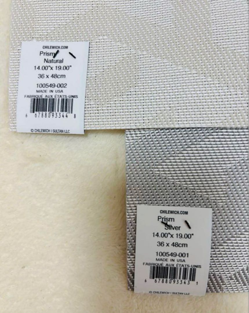 新品　Chilewich Prism ランチョンマット 2色4枚　チルウィッチ
