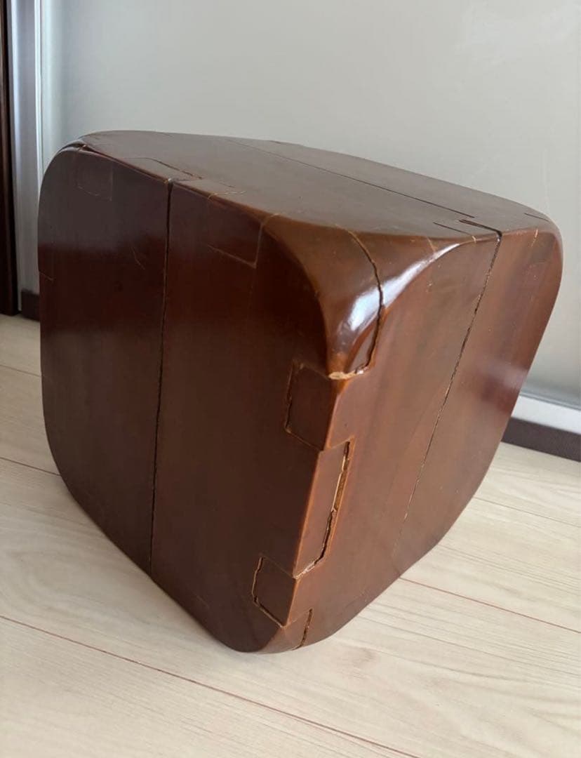 木製　小物収納 3段引き出し ブラウン　アンティーク　ヴィンテージ家具　小物入れ