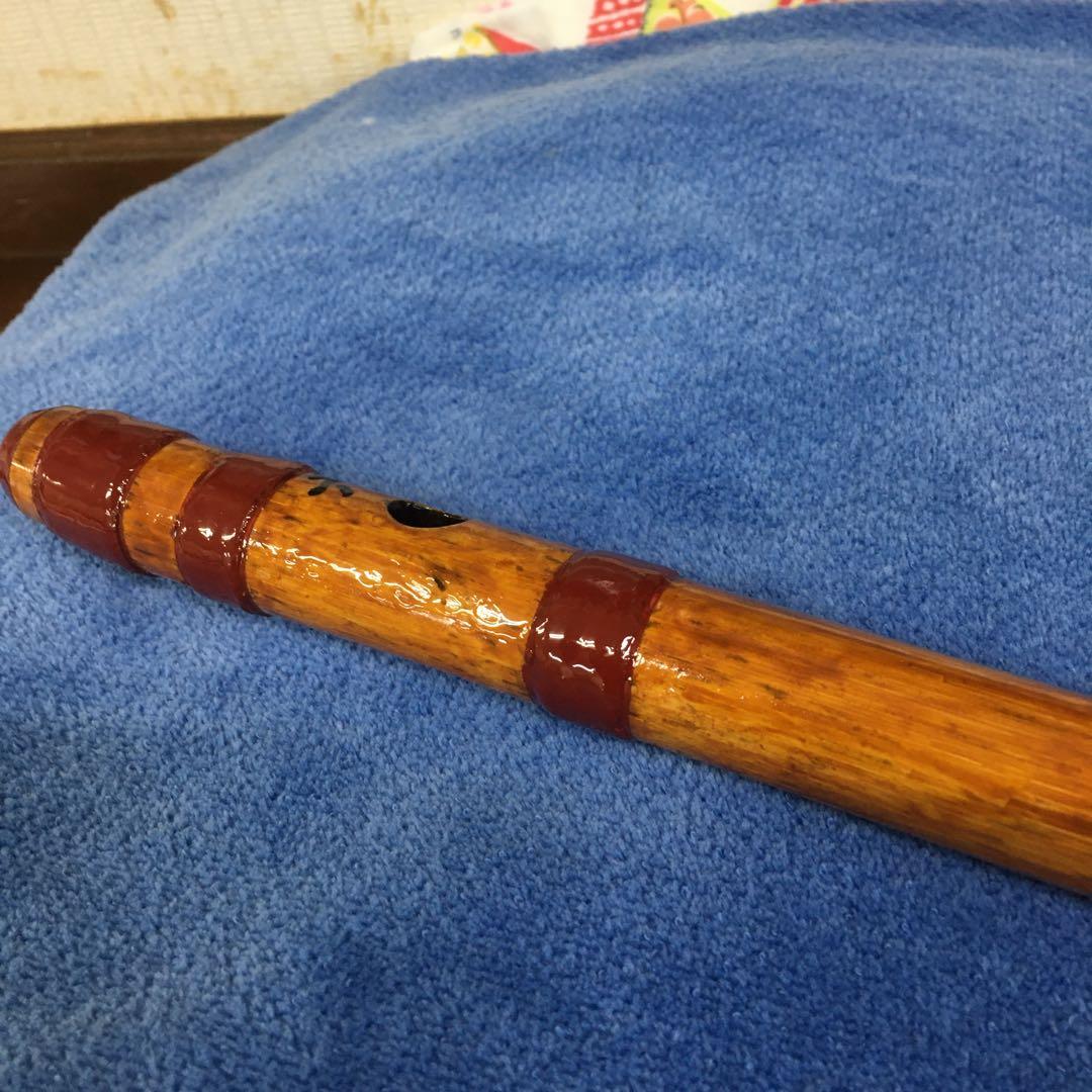 篠笛 六本調子（唄物）小豆色総巻 | Shop at Mercari from Japan! | Buyee