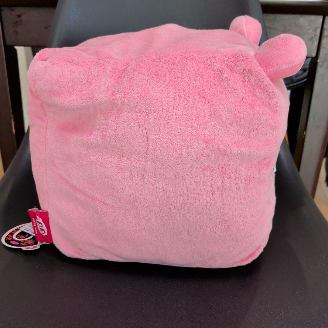 CGP-375 顔グル～ミ～キューブクッション（ピンク・青）